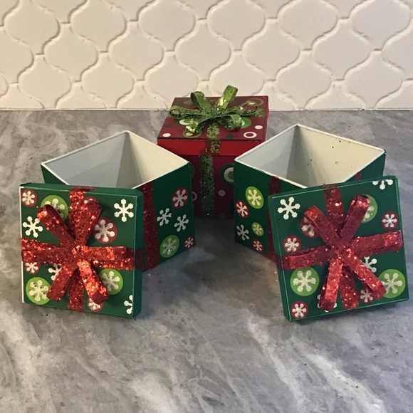 Set of 3 Tin Gift Boxes - Picture 3 of 4